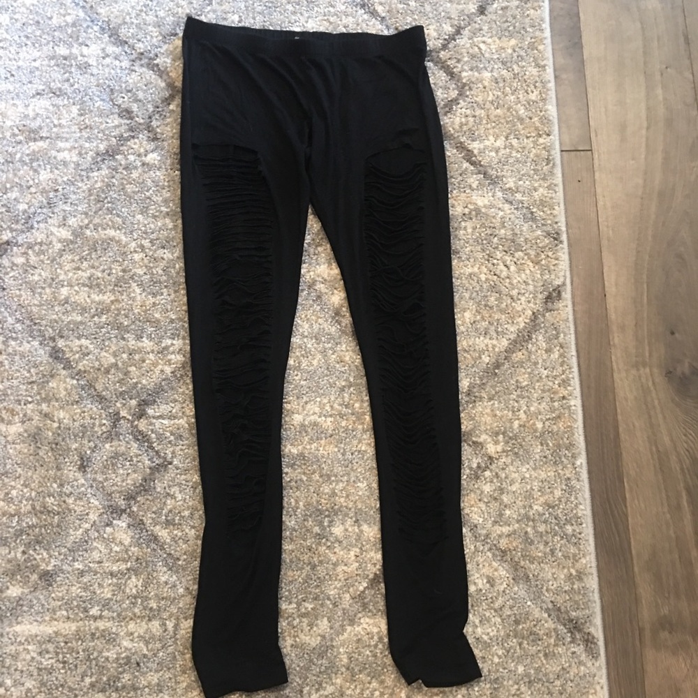 Cut up leggings